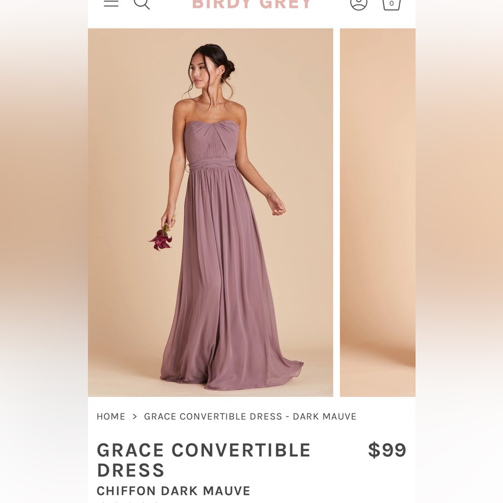 NWT Birdy  Grey Grace Convertible Dress